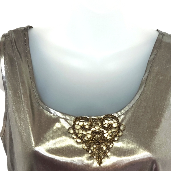 3 for $25- Gold Camisole Top, Size Large - Picture 10 of 13